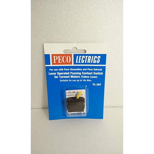 White Peco PL-26W Passing Contact Switch 